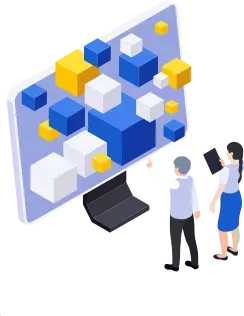 Business team building referral relationships