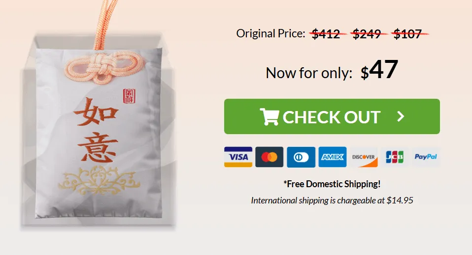 Spiritual Salt $47 today price and checkout button