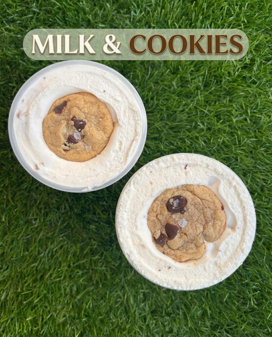 Milk and Cookies ice cream