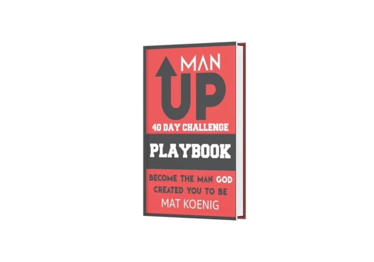 ManUP 40 Day Challenge Playbook book cover