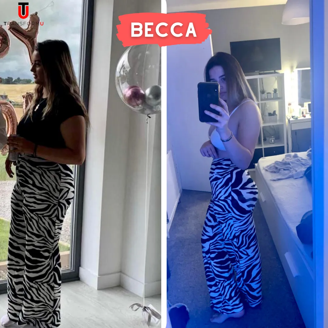 TransformU client Becca transformation result
