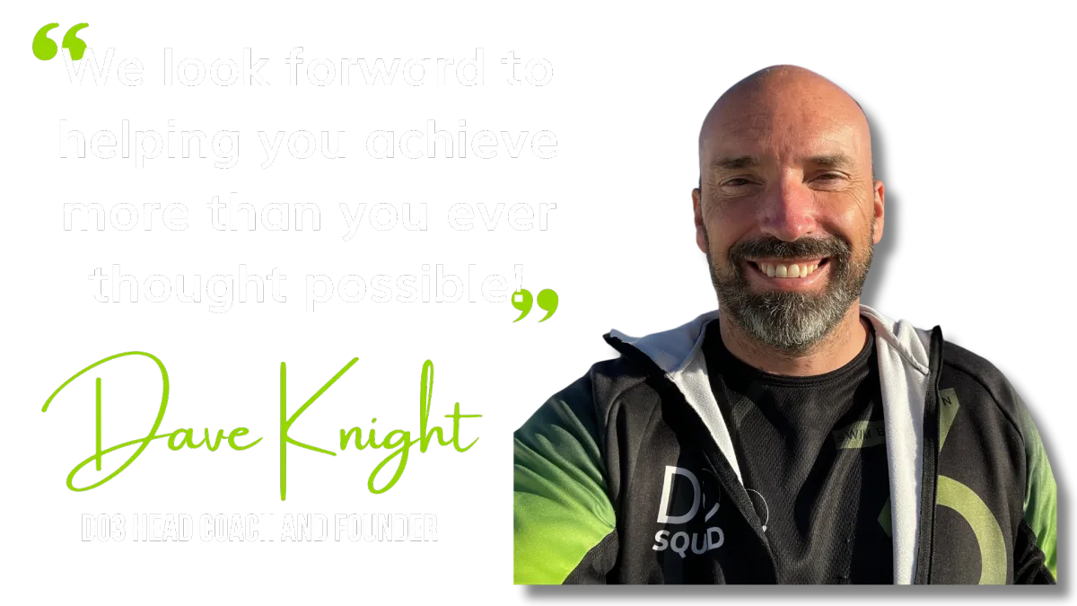 We look forward to helping you achieve more than you ever thought possible – Dave Knight