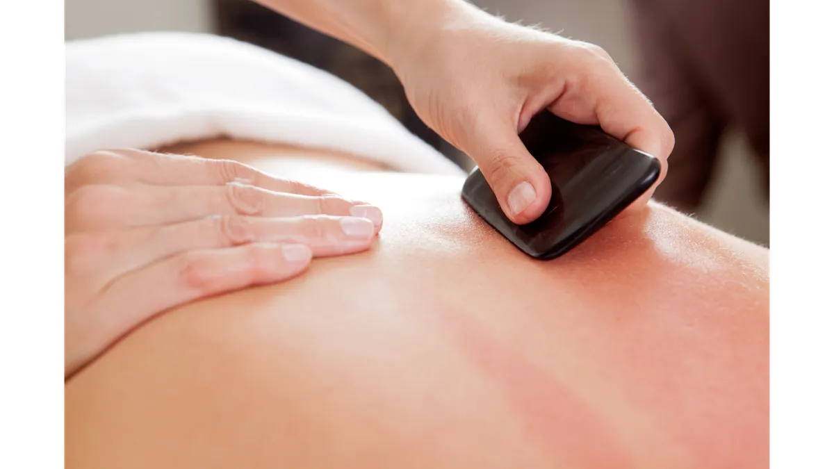 Gua Sha massage technique