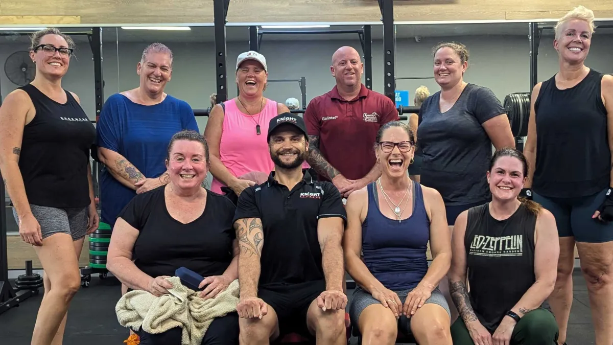 Knight Fitness Morayfield members and coach