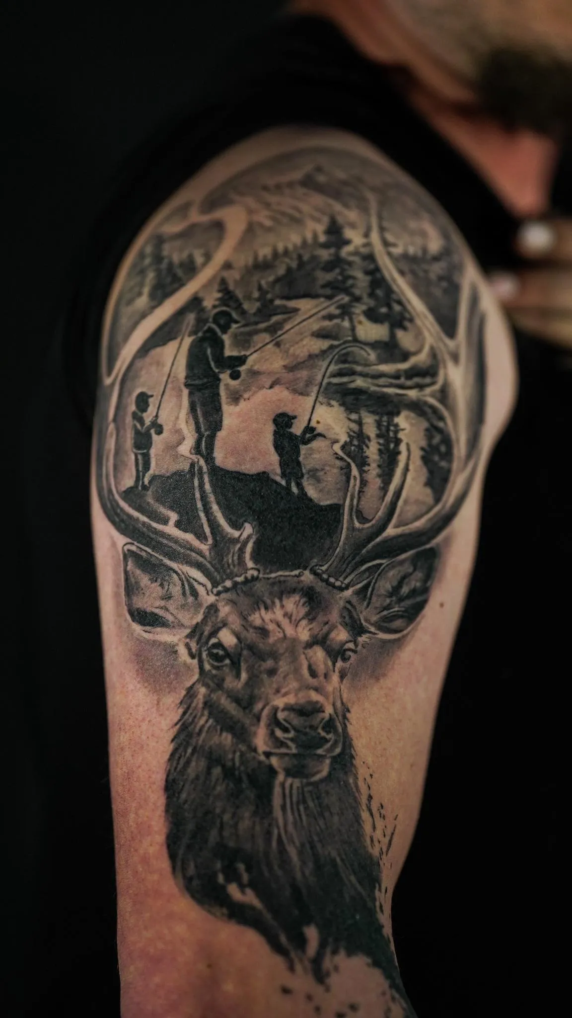 Custom tattoo portfolio work by Mickey Schlick in Missoula Montana