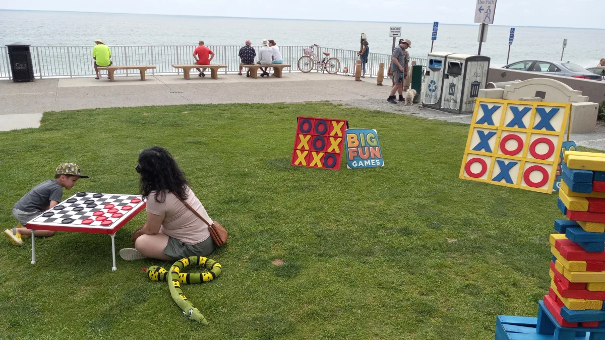 Big games at the beach