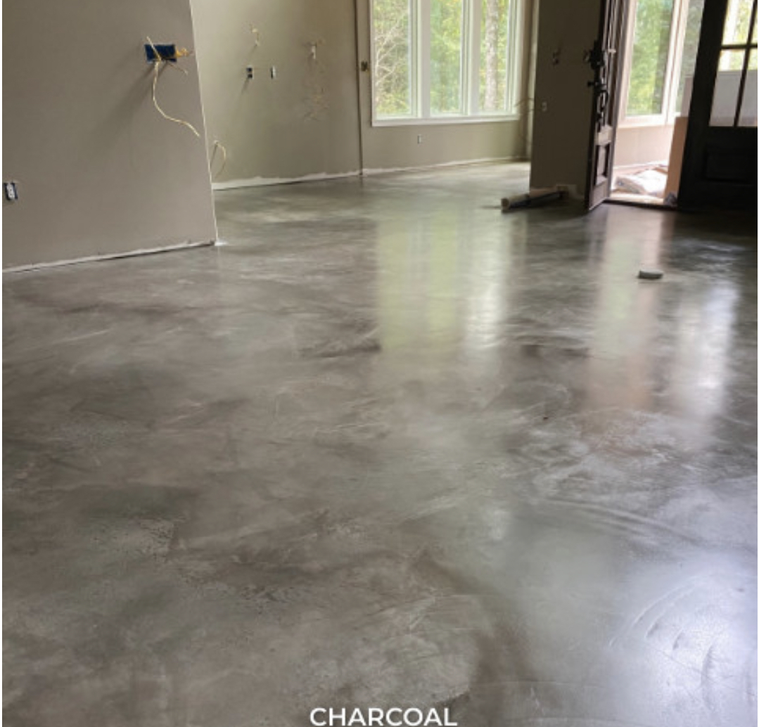 Polished concrete flooring project