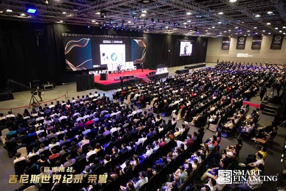 Large corporate conference event