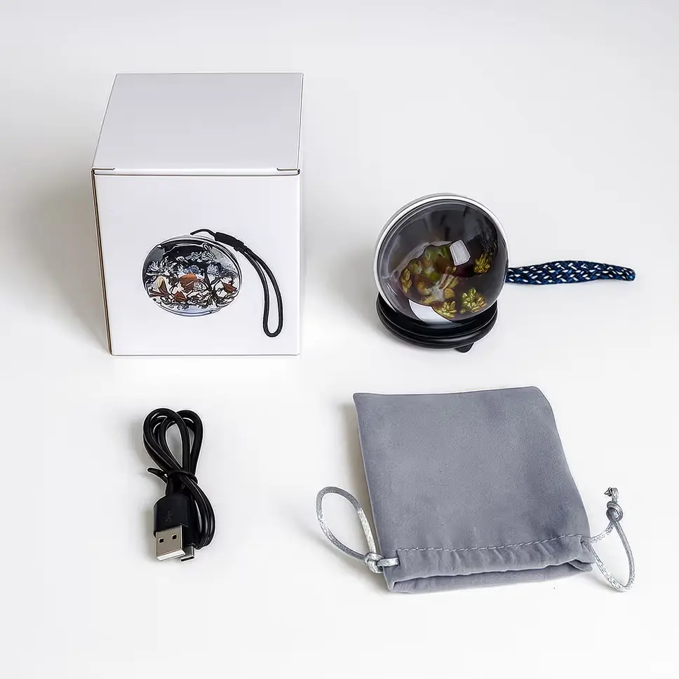 Memory Pearl product and included accessories
