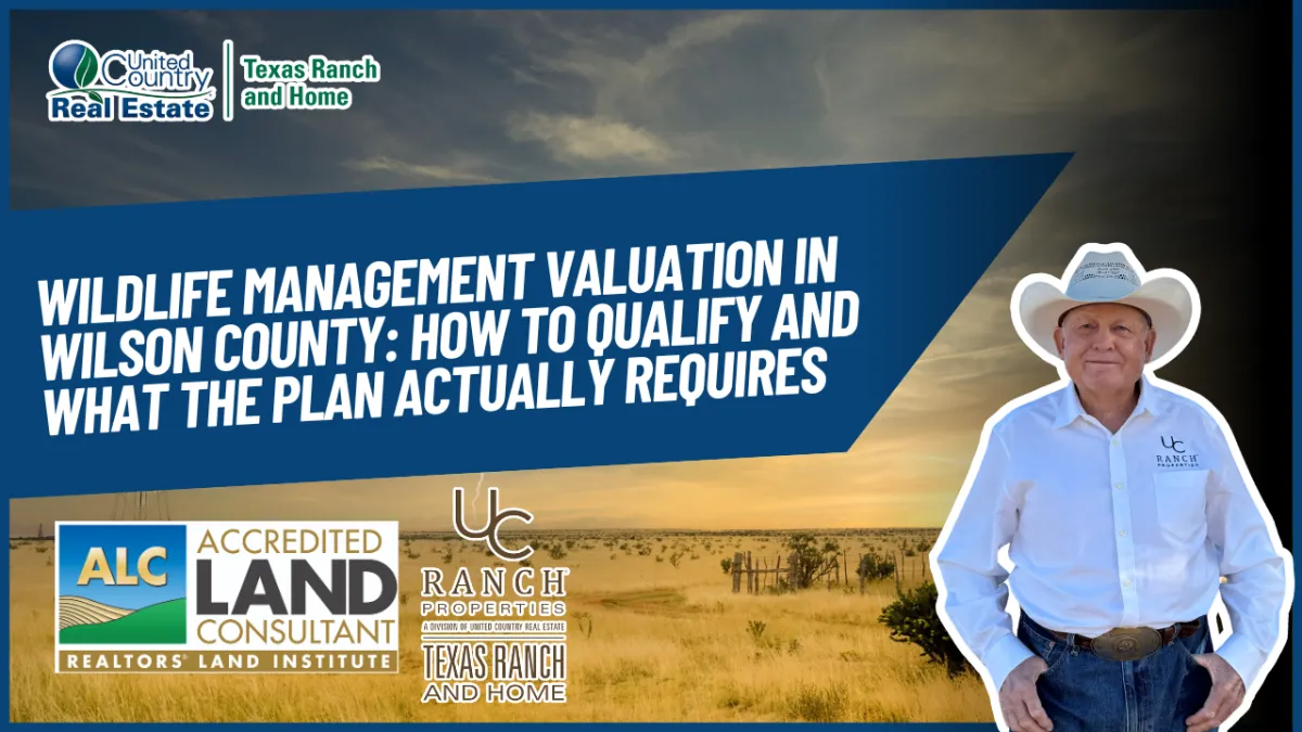 Wildlife Management Valuation in Wilson County: How to Qualify and What the Plan Actually Requires
