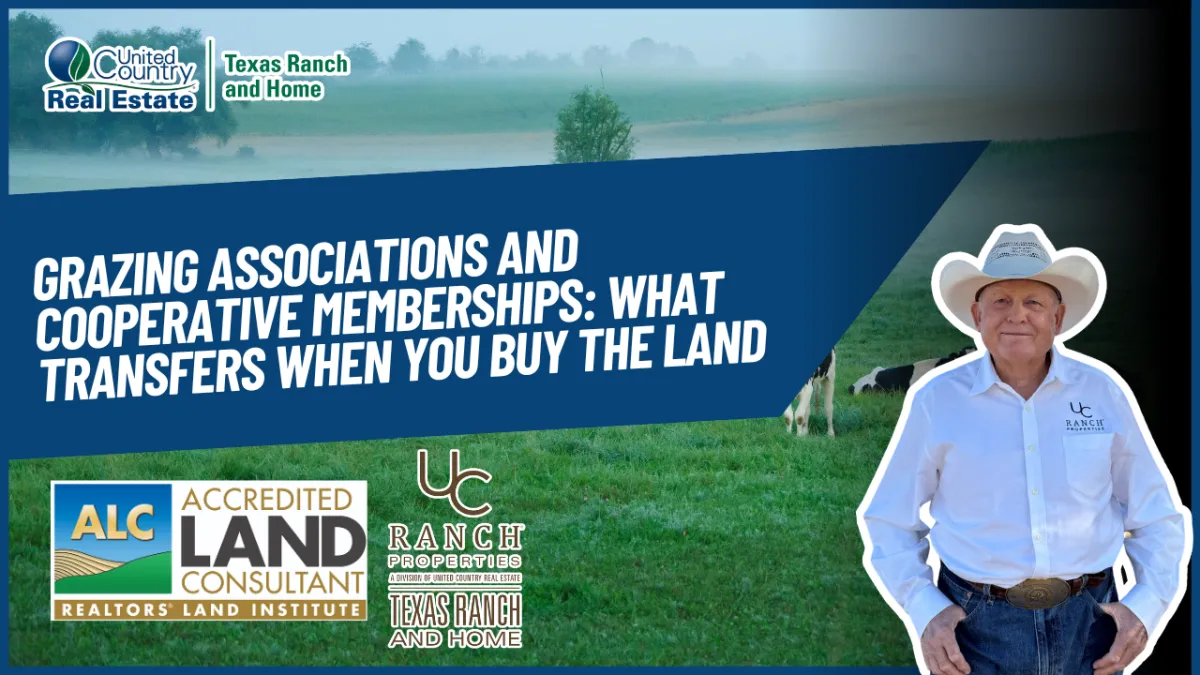 Grazing Associations and Cooperative Memberships: What Transfers When You Buy the Land