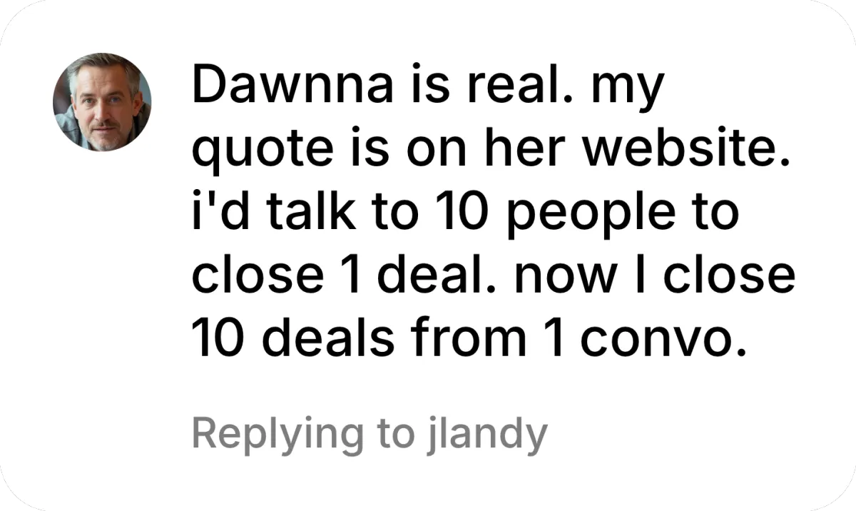 Raw social proof screenshot 6