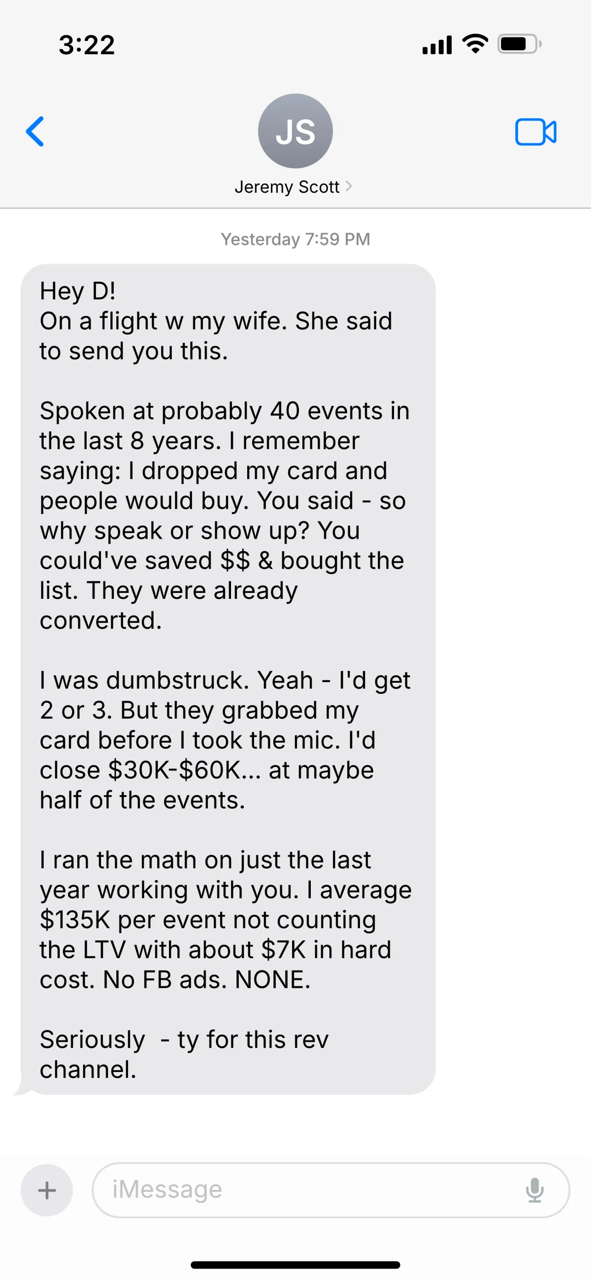Raw social proof screenshot 5