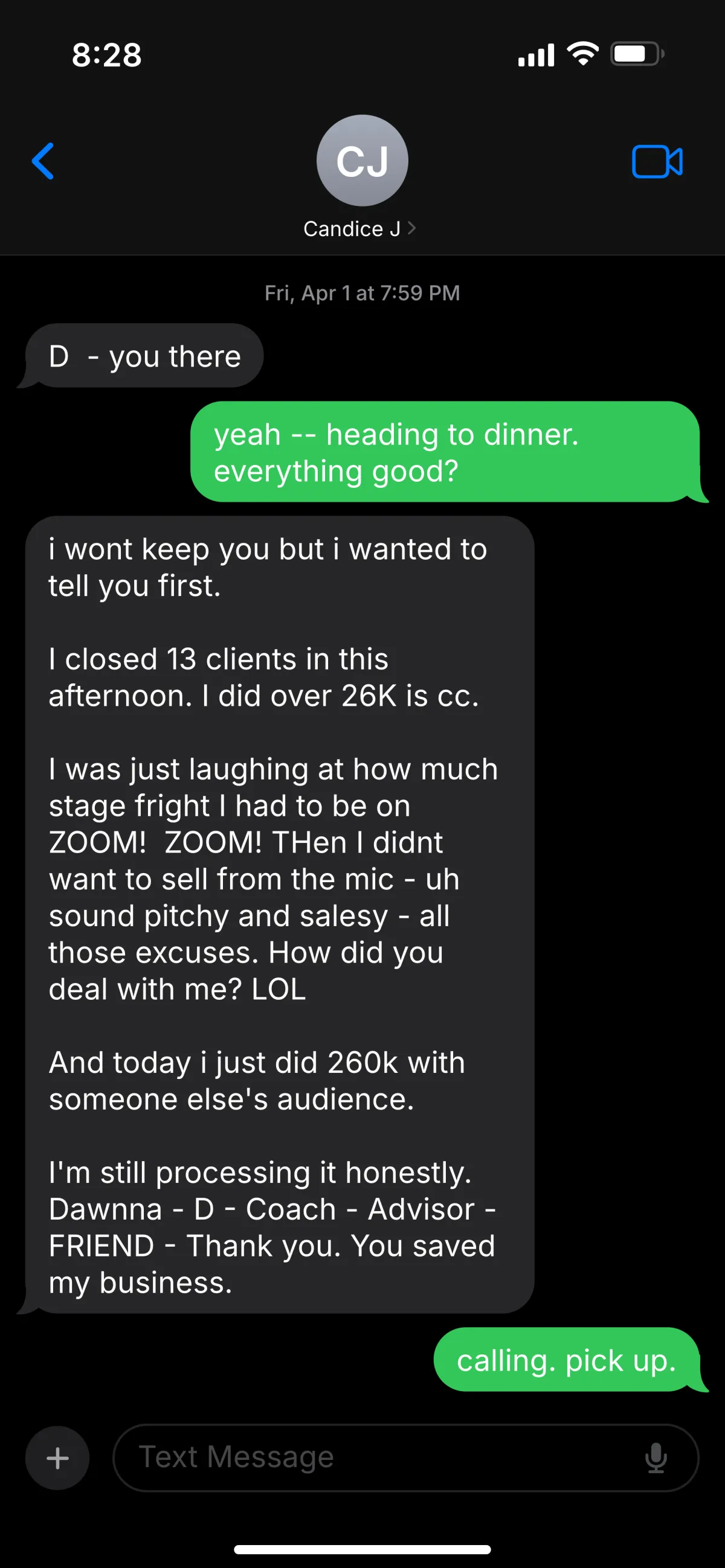 Raw social proof screenshot 7