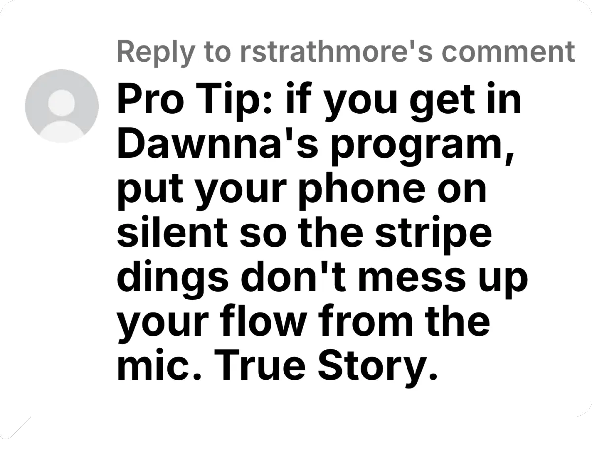 Raw social proof screenshot 6