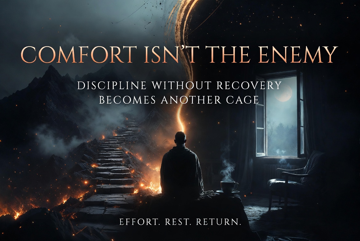 Comfort Isn’t the Enemy | The Balance Between Discipline and Ease