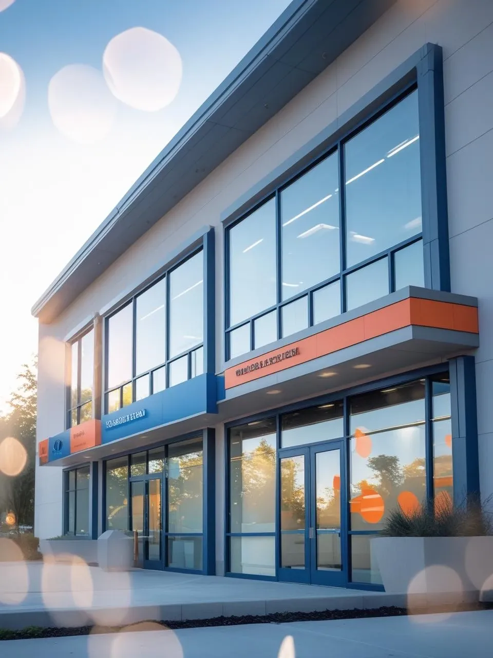 Commercial building exterior – property preservation and damp proofing services in the UK