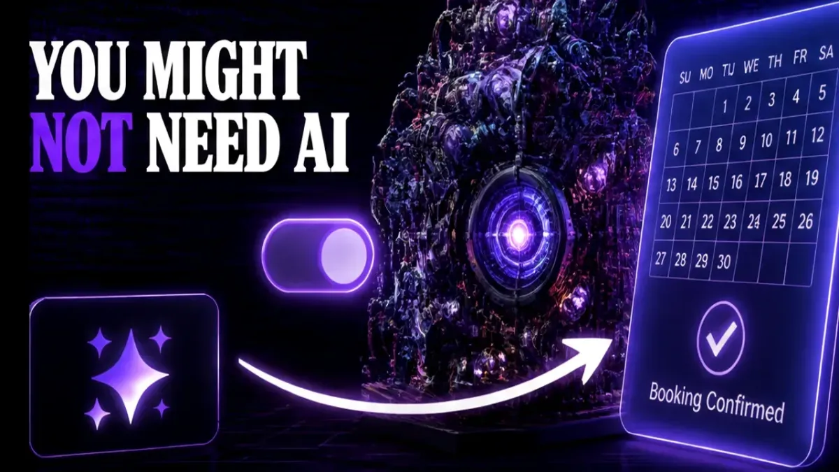 You Might Not Need AI. You Might Need the Boring Automation Nobody Sold You.
