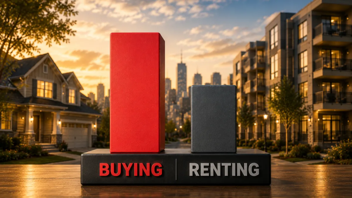 More Americans Say It's Better to Buy Than Rent for the First Time Since 2023.