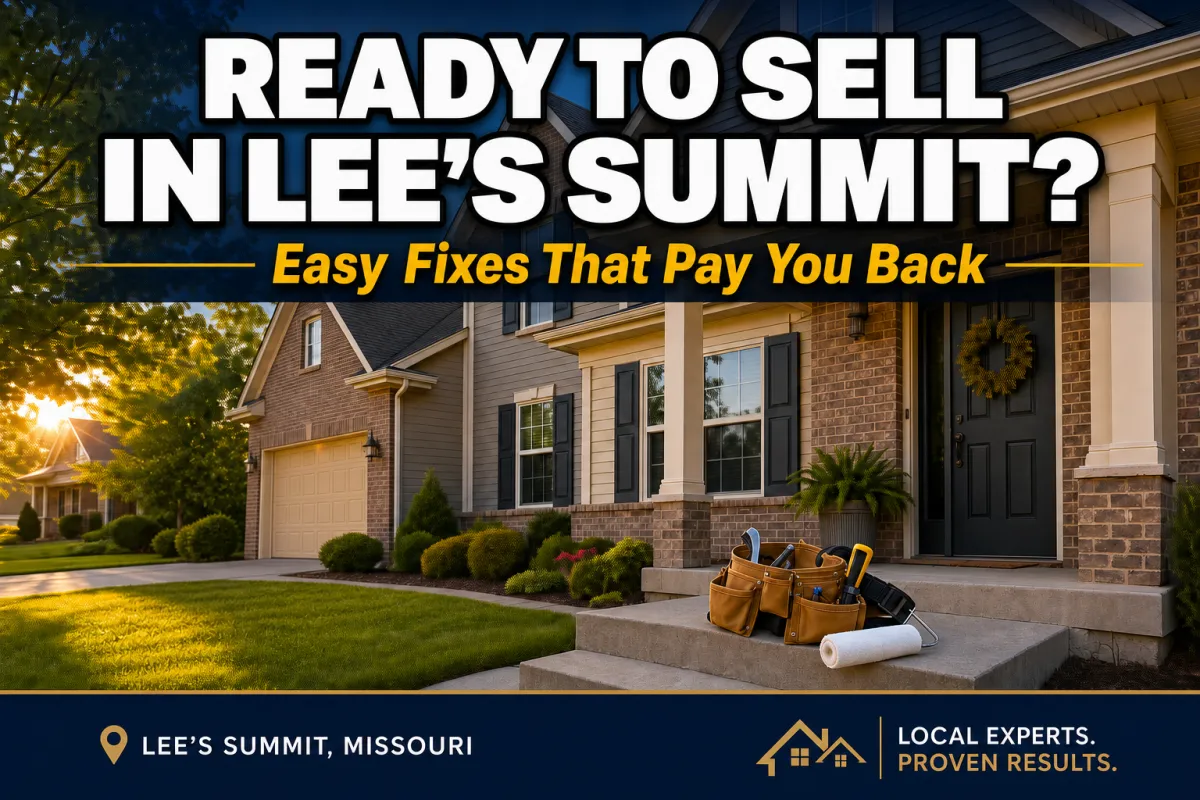 Ready to Sell in Lee's Summit? Easy Fixes That Pay You Back