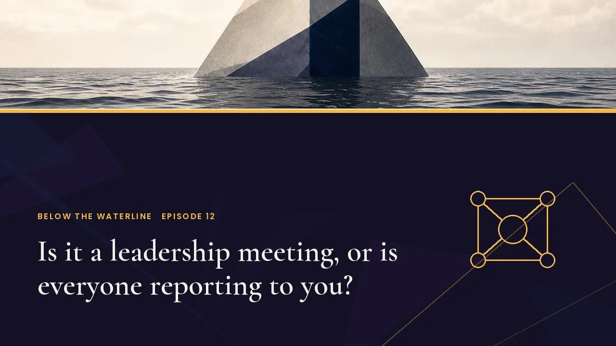 Is it a leadership meeting, or is everyone reporting to you?