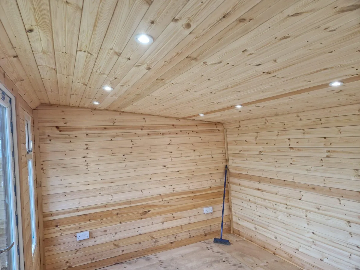 Toby Grainger electrician installing electrical unite Dudley