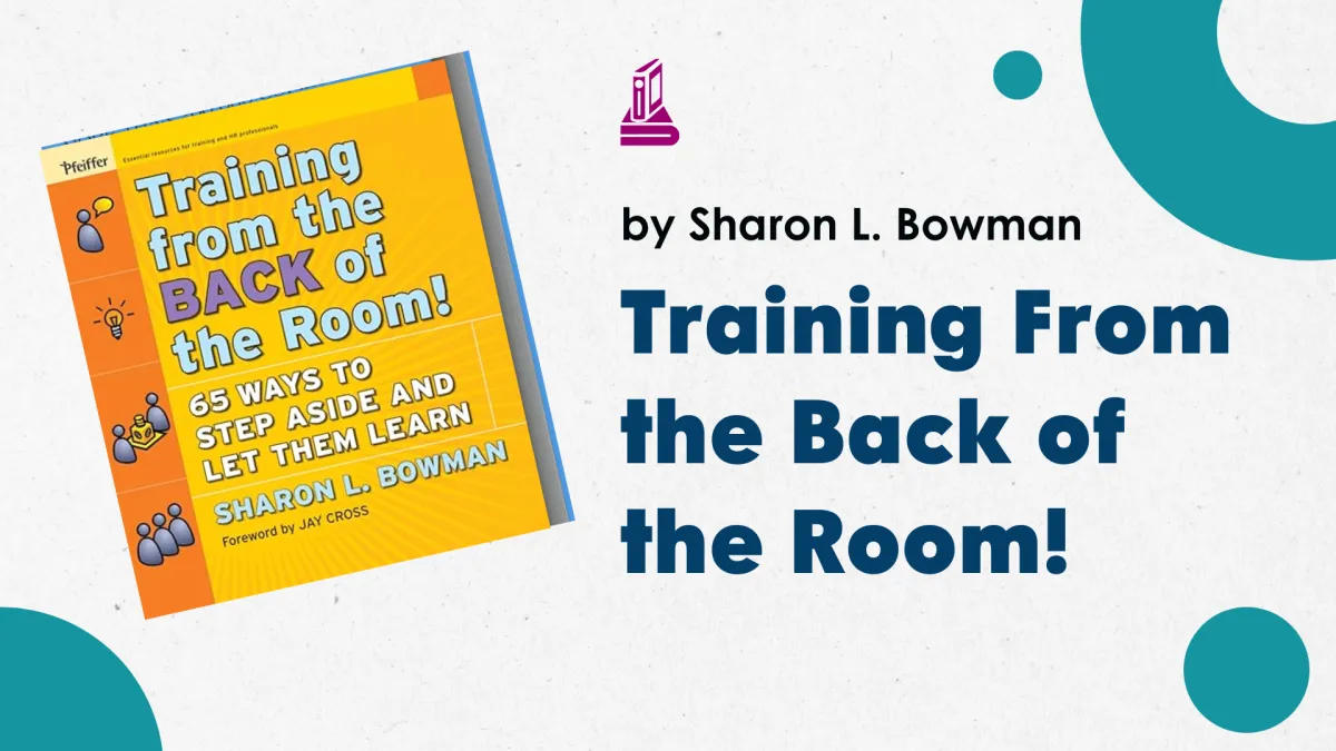 Training from the BACK of the Room book