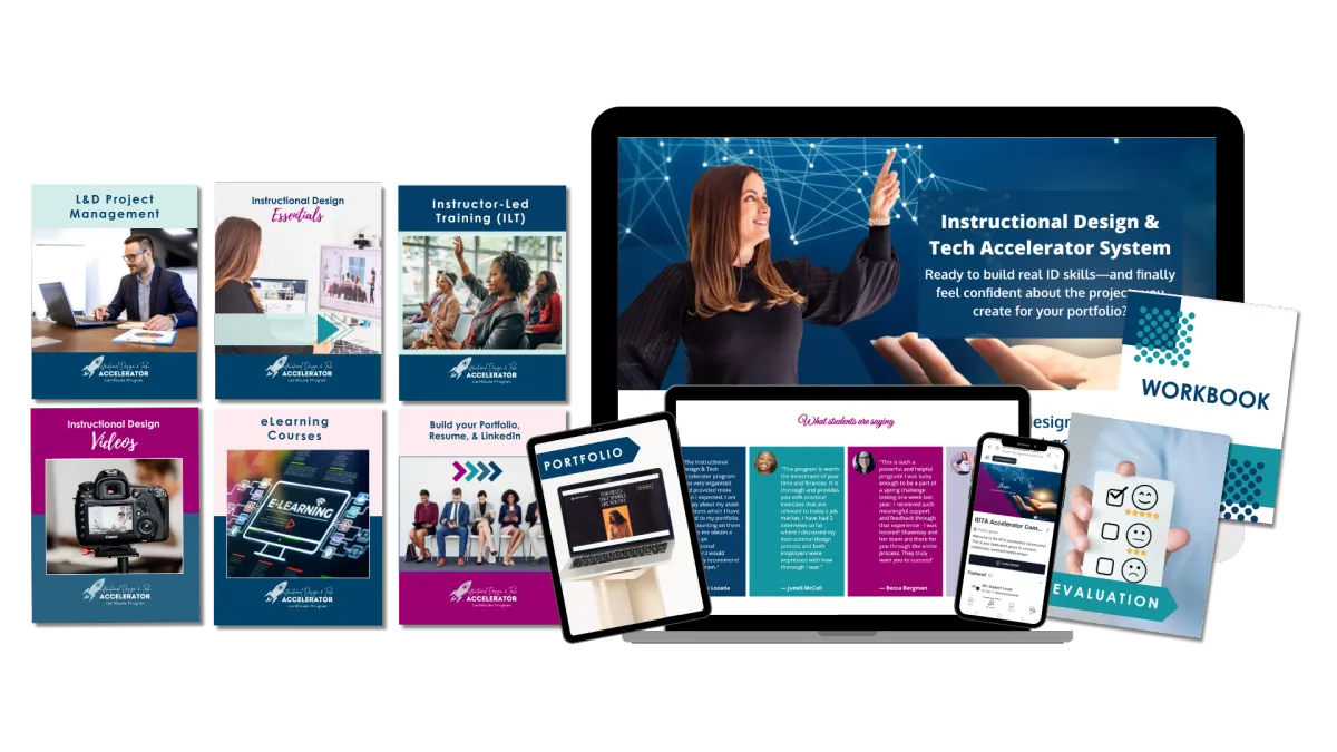 comprehensive A to Z instructional design program