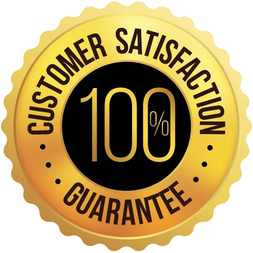 100% customer satisfaction guarantee Logo