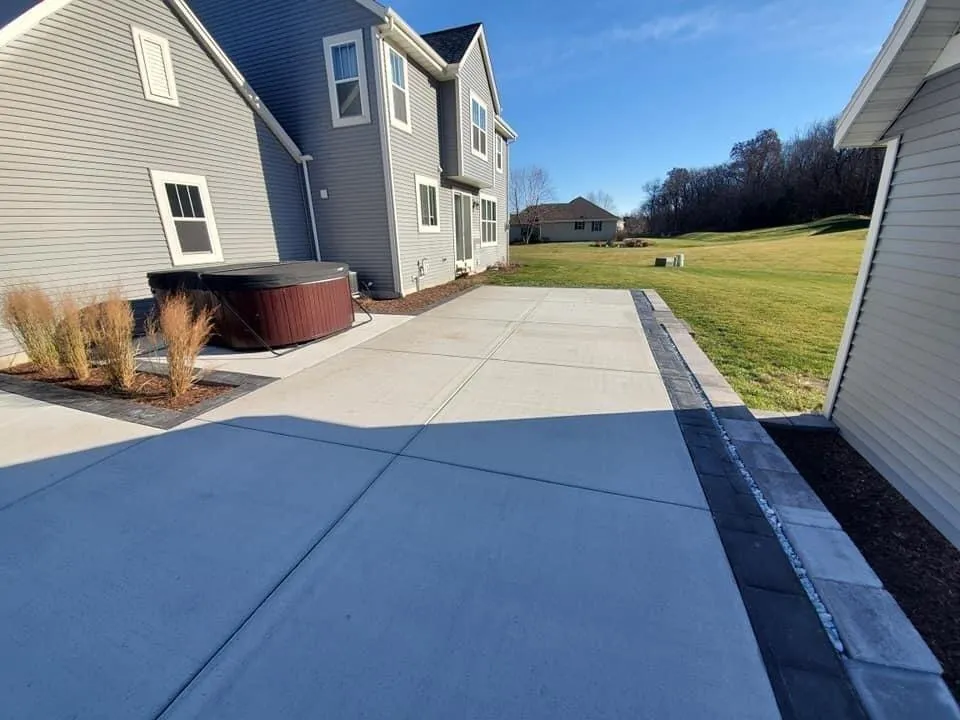 concrete patio in Kenosha