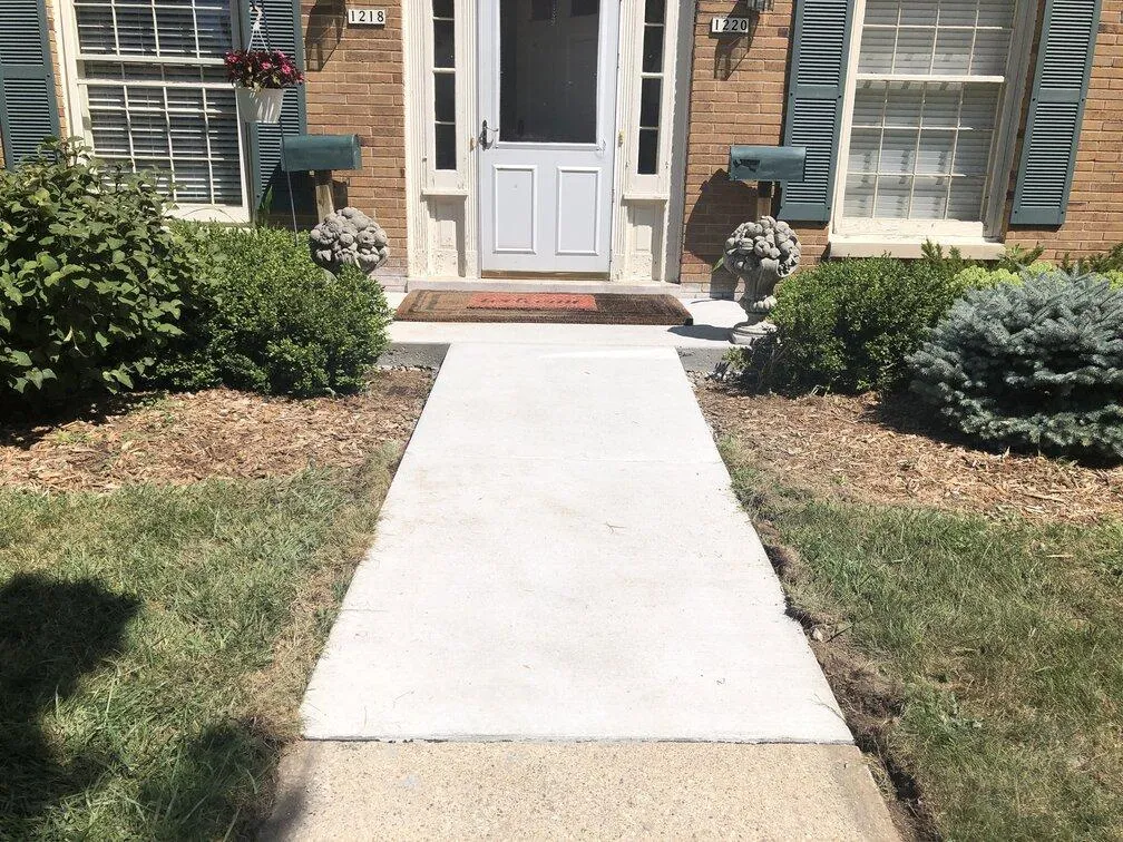 concrete sidewalk