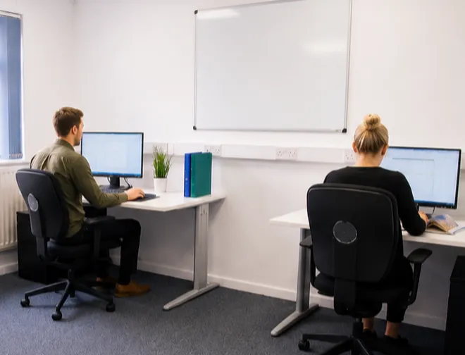 Hot desks in Stafford