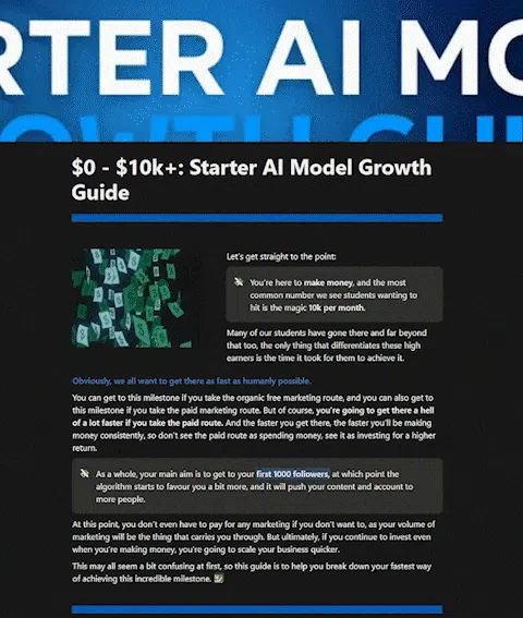 Imagine education AI Model 0 TO $10K FAST TRACK