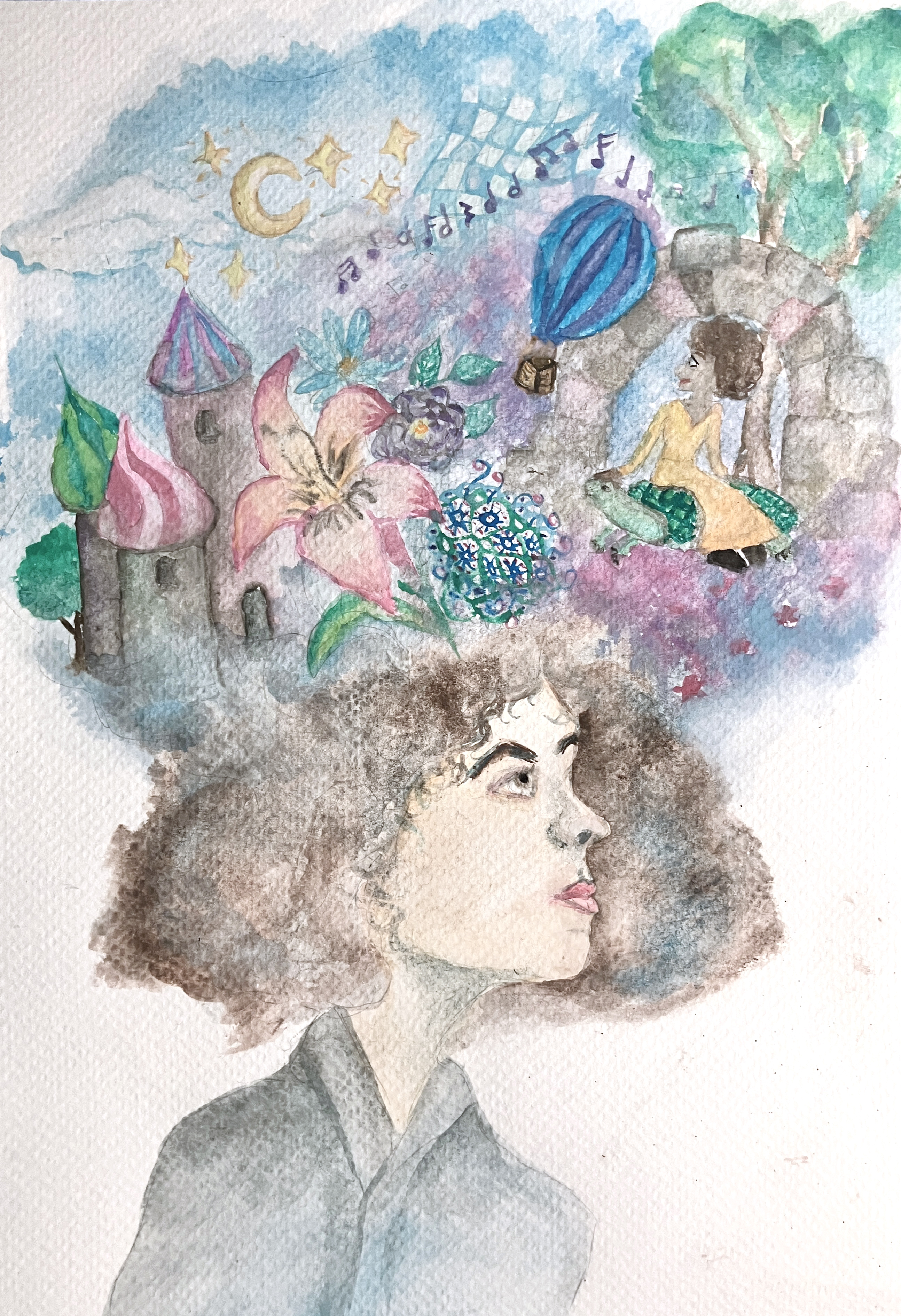 Organic artwork representing calm and introspection