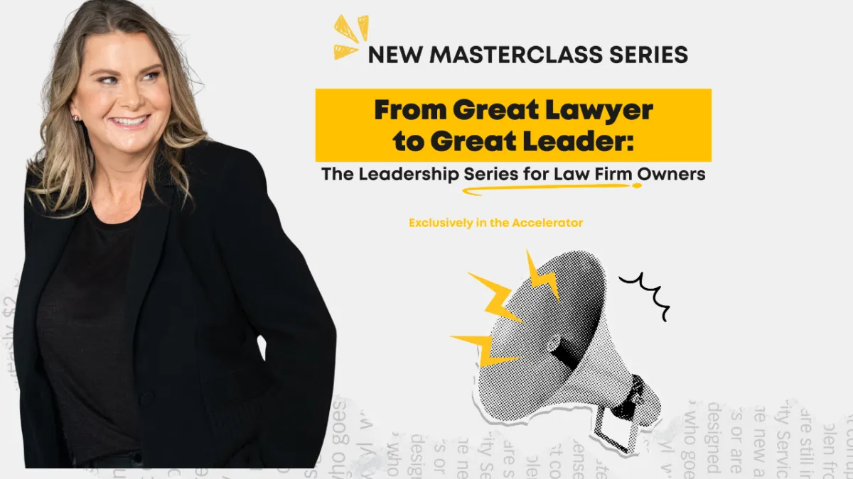 From Great Lawyer to Great Leader: Building Mindset and Emotional Intelligence in Law Firms