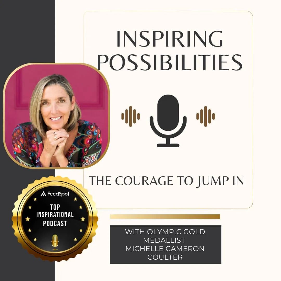 Inspiring Possibilities, The Courage To Jump in logo