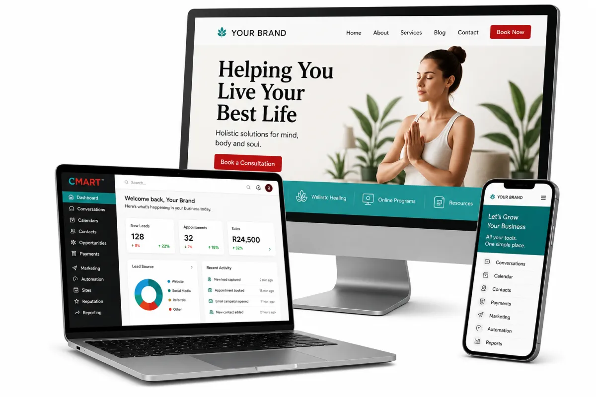 FREE SMART Website connected to a SMART Eco System
