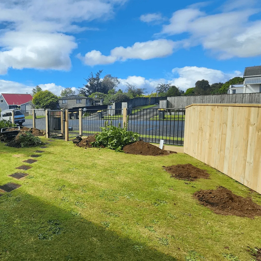 Timber fencing and gates installed in New Plymouth