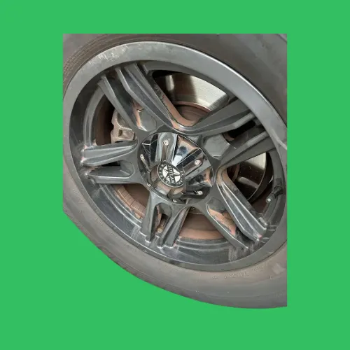 Clean wheels and tires after detailing in Piedmont SC with Greenville Car Detailing