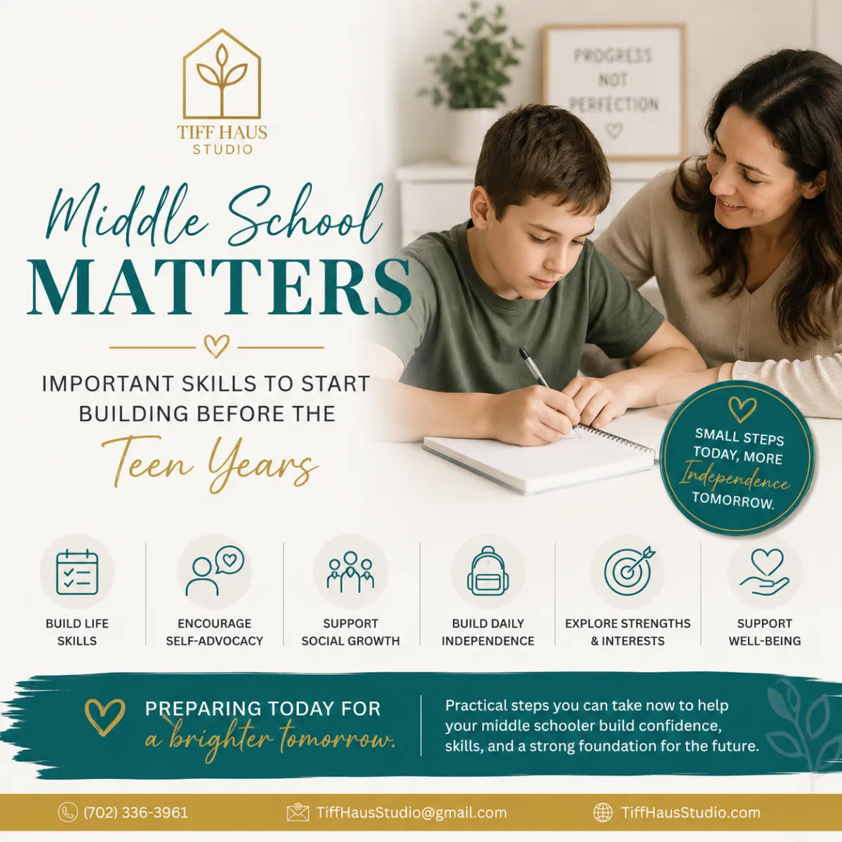 Middle School Matters: Important Skills to Start Building Before the Teen Years