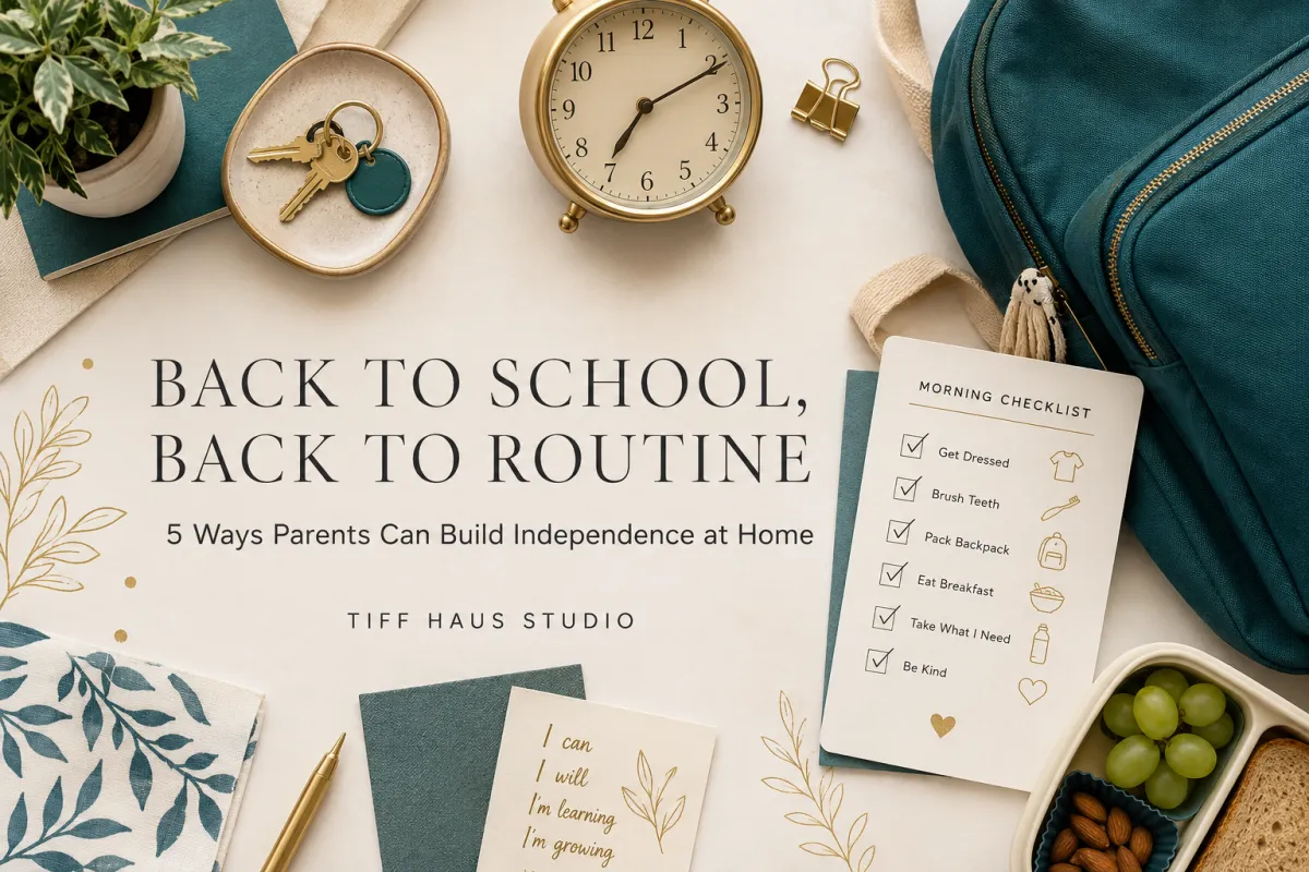 Back to School, Back to Routine: 5 Ways Parents Can Build Independence at Home