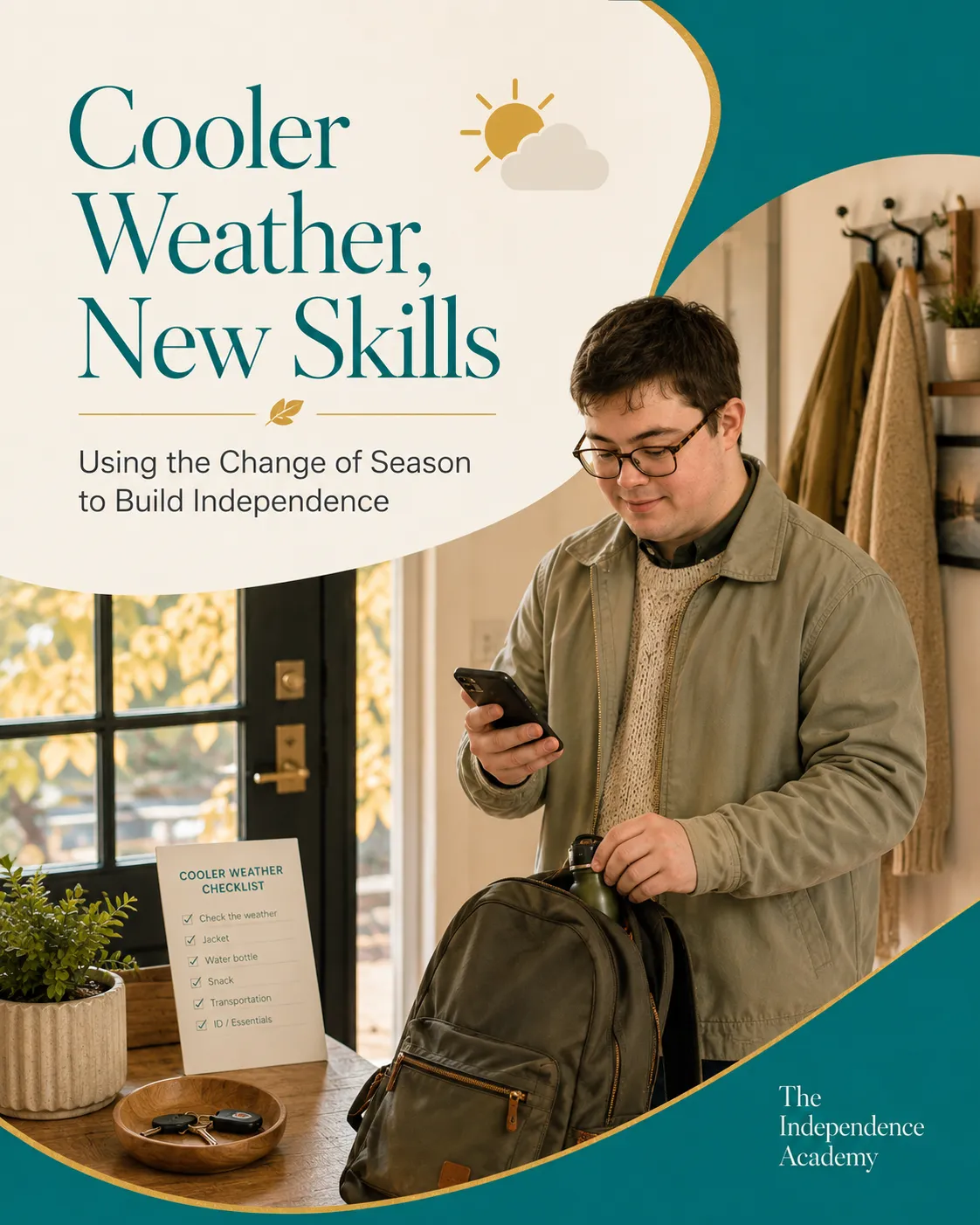 Cooler Weather, New Skills: Using the Change of Season to Build Independence