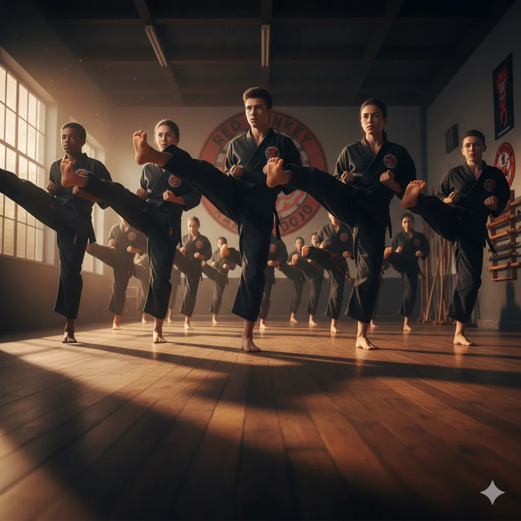 training martial arts in Newnan at Red Monkey Karate