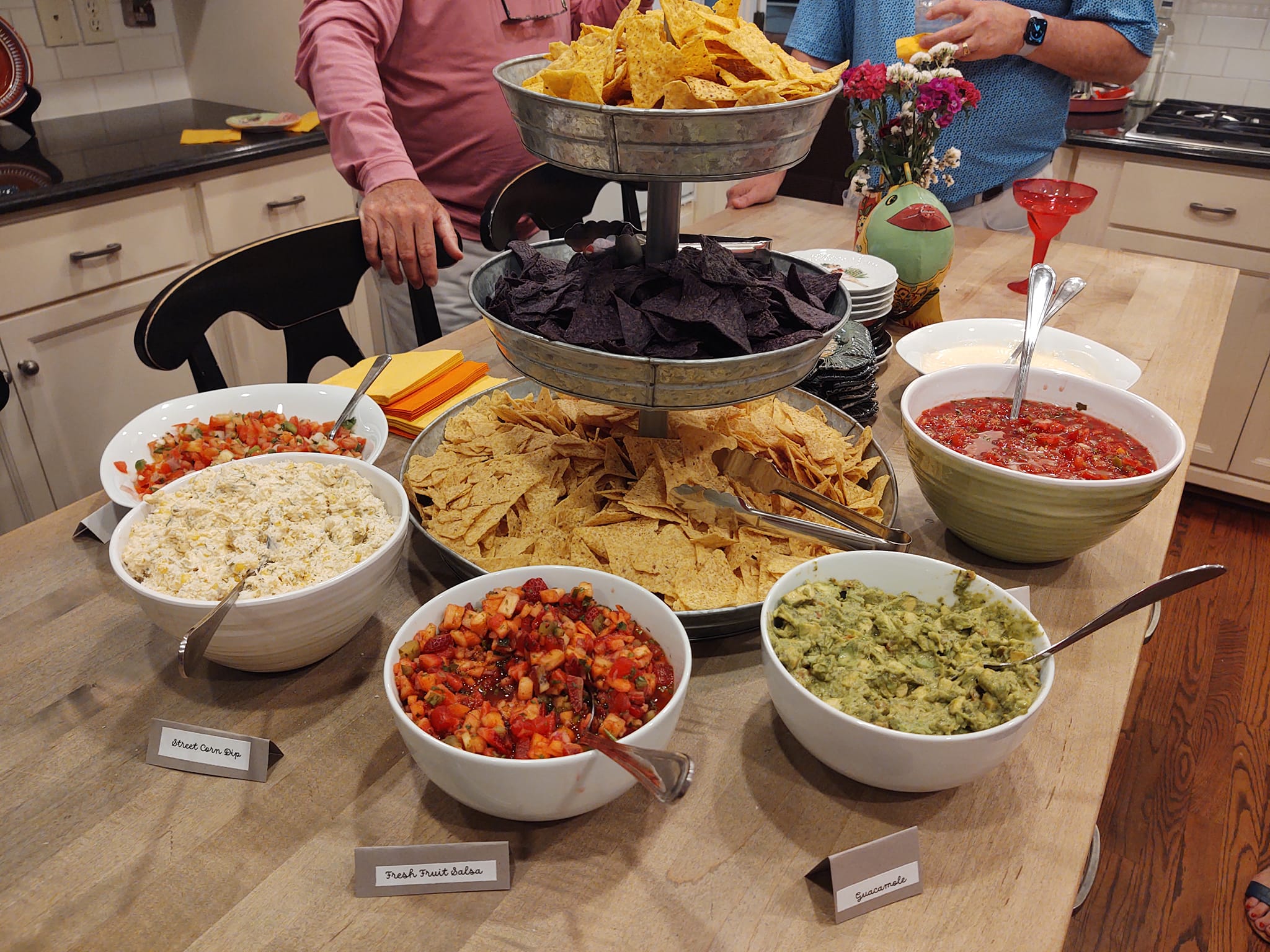 Build-your-own taco bar catering setup with fresh toppings and authentic Mexican cuisine by Foodie Call