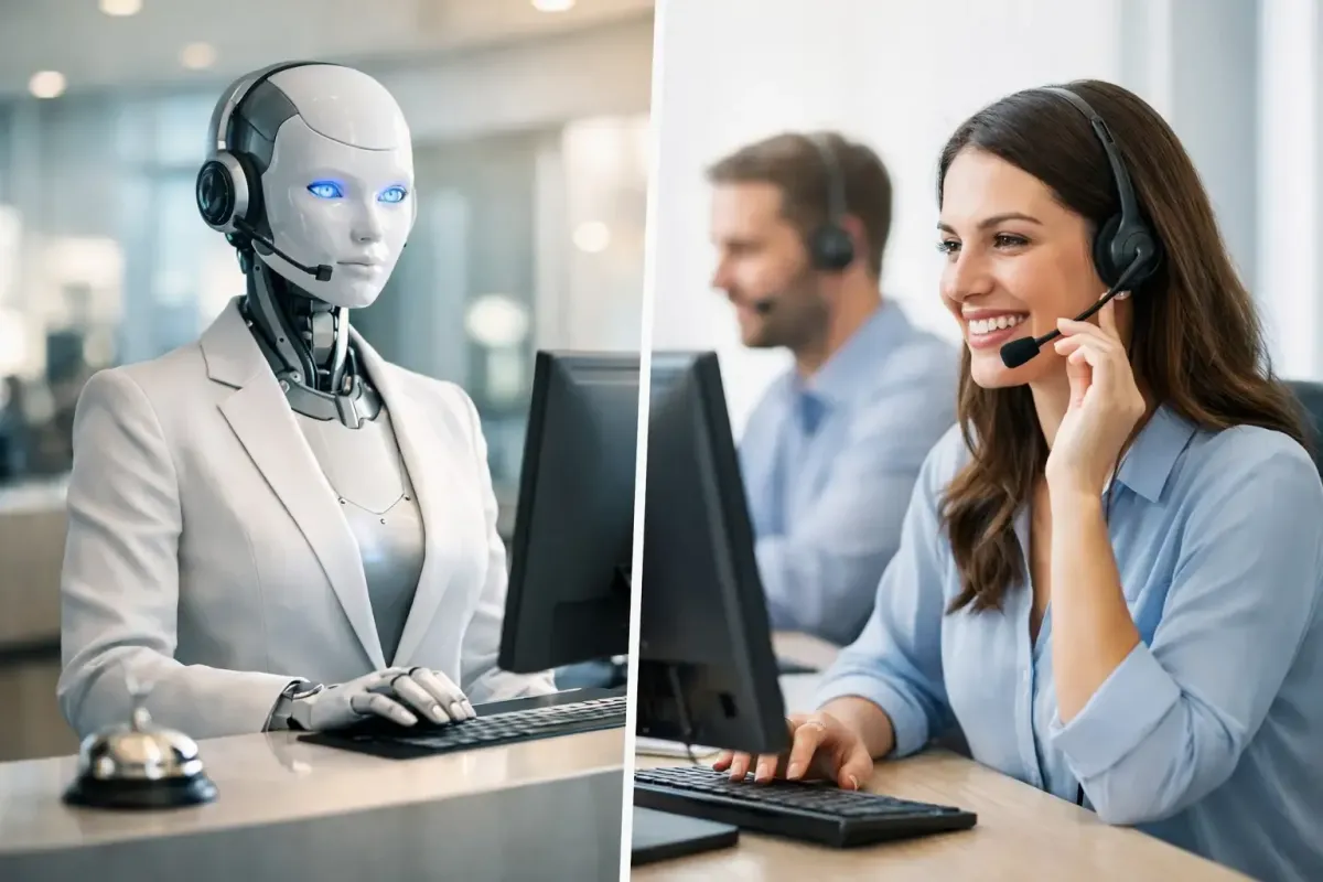 AI Receptionist vs Answering Service