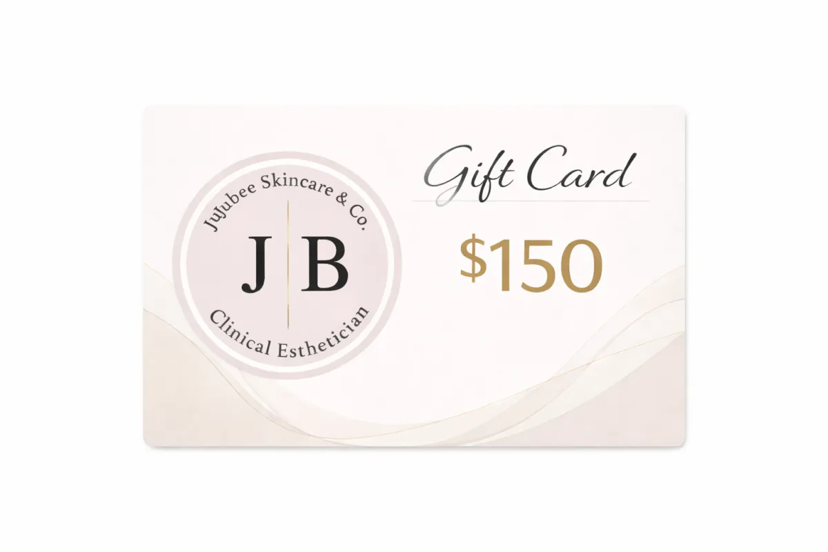 JuJubee Skincare $150 spa gift card for advanced skincare treatments