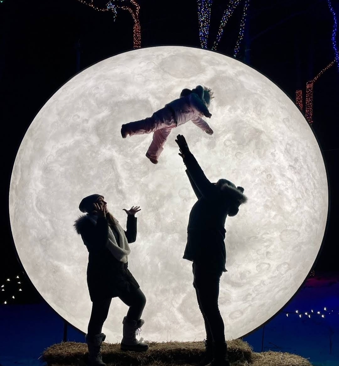 See the moon at Miracle at Big Rock