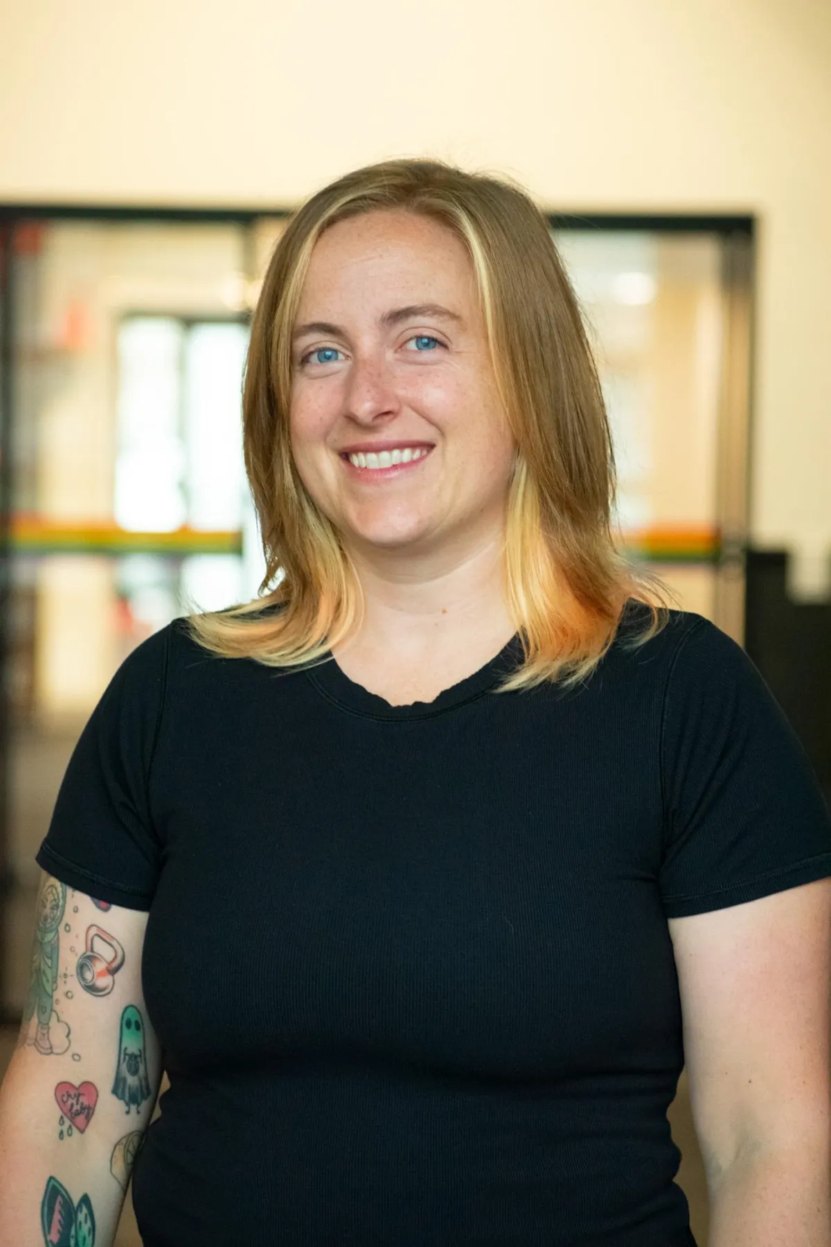Fitness coach and personal trainer Hannah Wydeven, who trains out of Minneapolis, MN.