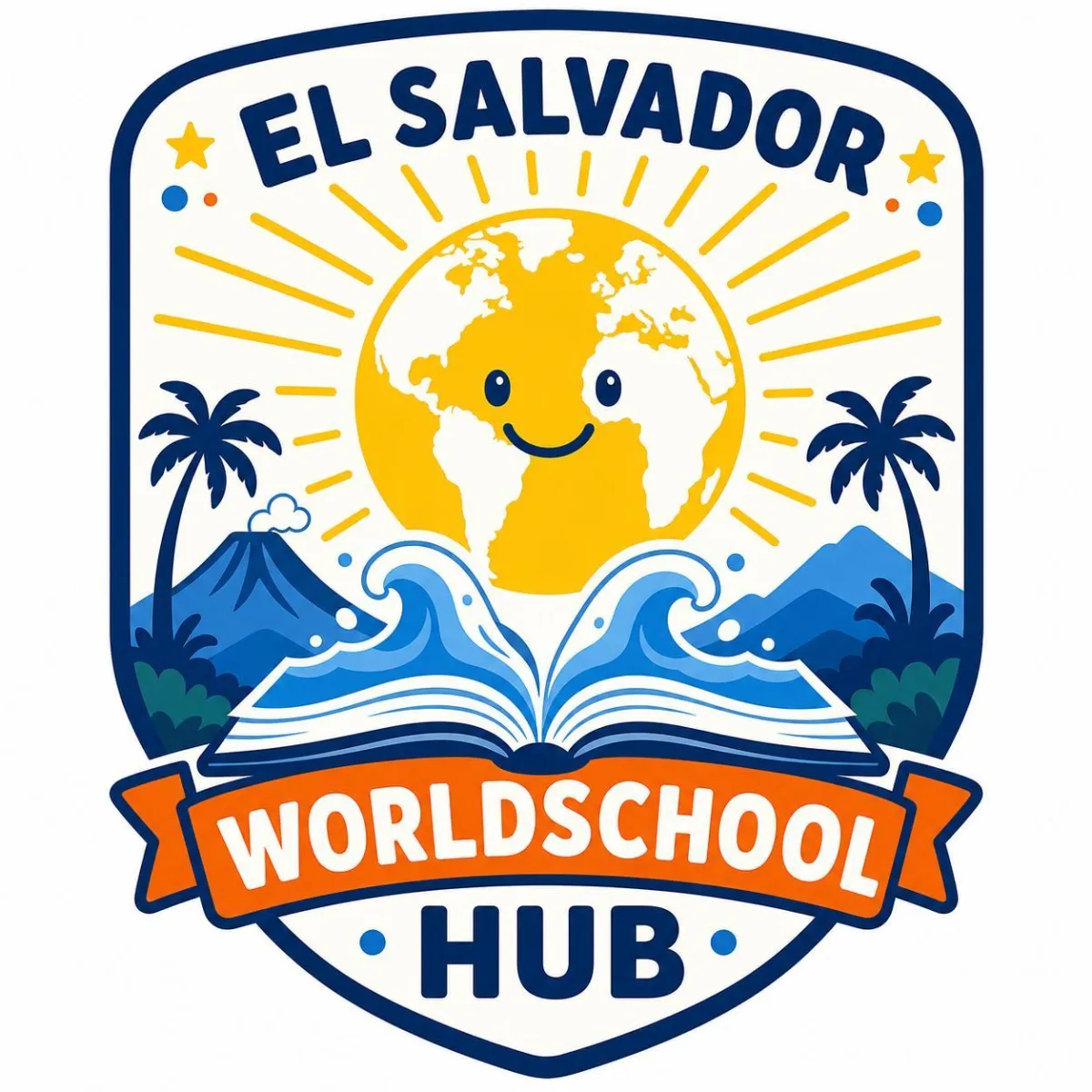 Children learning in an immersive tropical environment in El Salvador