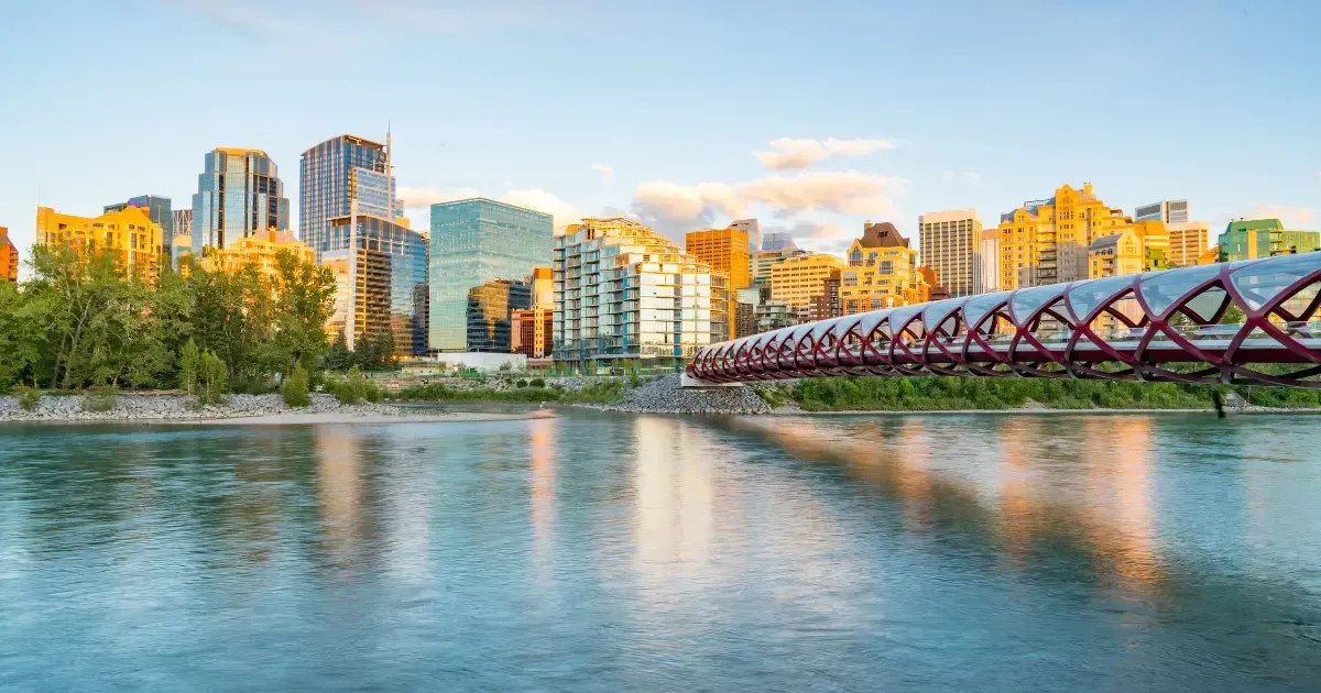 downtown Calgary bridge